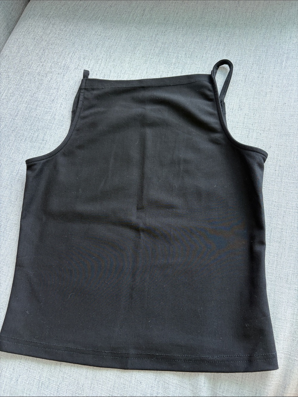 New Black Women's Square Neck Tank Top